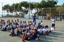 المركز الجماهيري في يافا ينظم دورياً لكرة القدم بين المدارس اليافية 